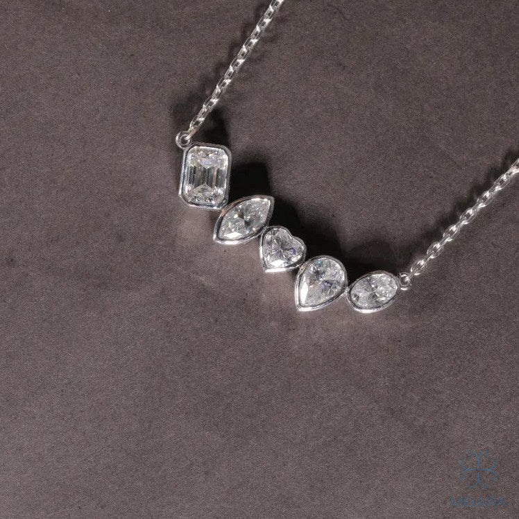 Lyra Mixed Cut Necklace