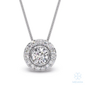 Eve Radiant Round Cut Pendant