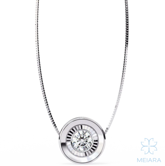 Eve Bezel Round Pendant