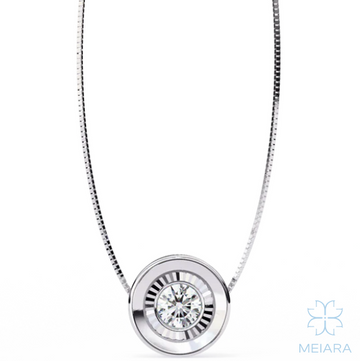 Eve Bezel Round Pendant