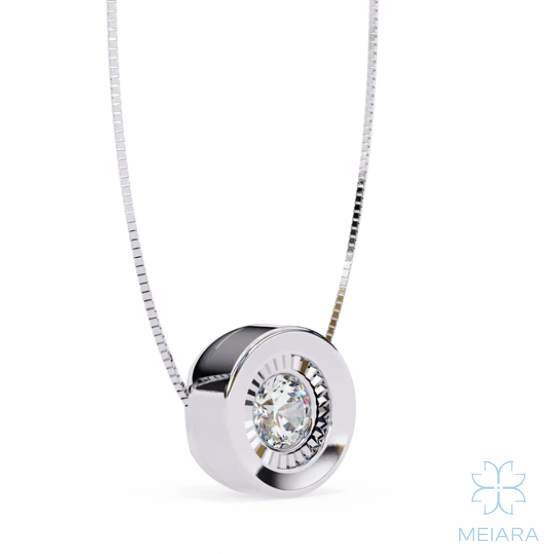 Eve Bezel Round Pendant
