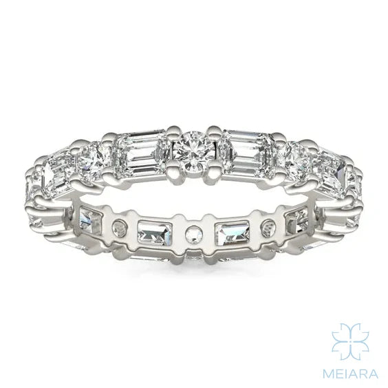 Side By Side Eternity Band - view 1