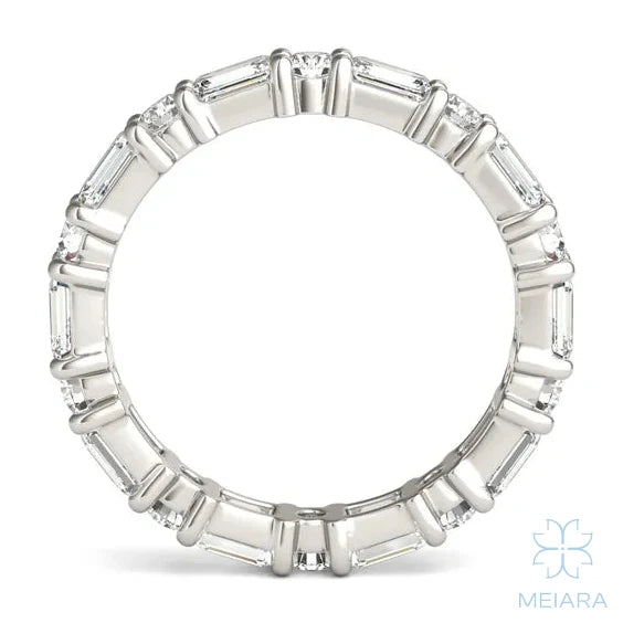 Side By Side Eternity Band - view 3