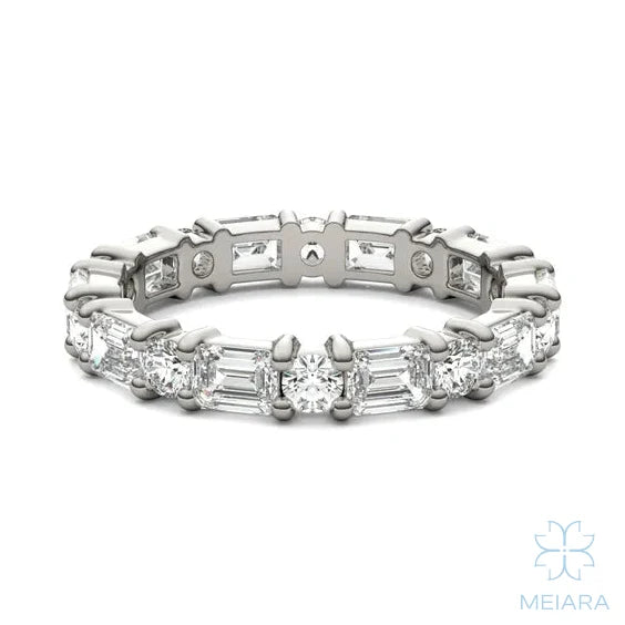Side By Side Eternity Band - view 6