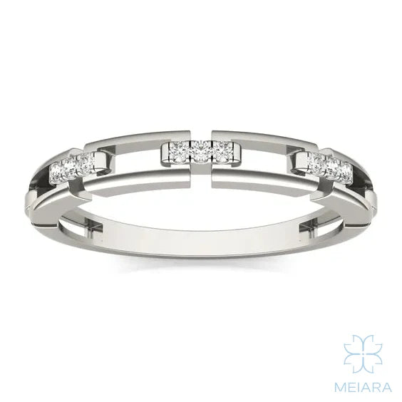 Rectangle Chain Stacking Ring - view 1