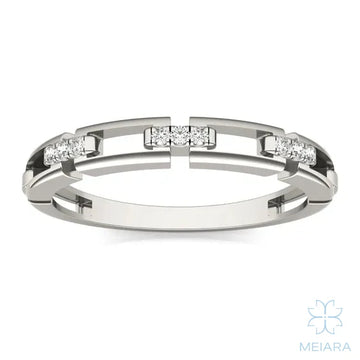 Rectangle Chain Stacking Ring - view 1
