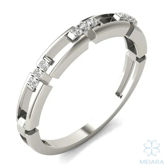 Rectangle Chain Stacking Ring - view 2