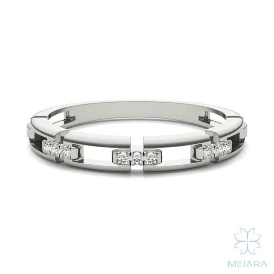 Rectangle Chain Stacking Ring - view 4
