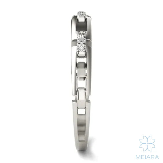 Rectangle Chain Stacking Ring - view 5
