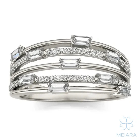 Illusion Stacked Ring - view 1
