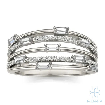 Illusion Stacked Ring - view 1