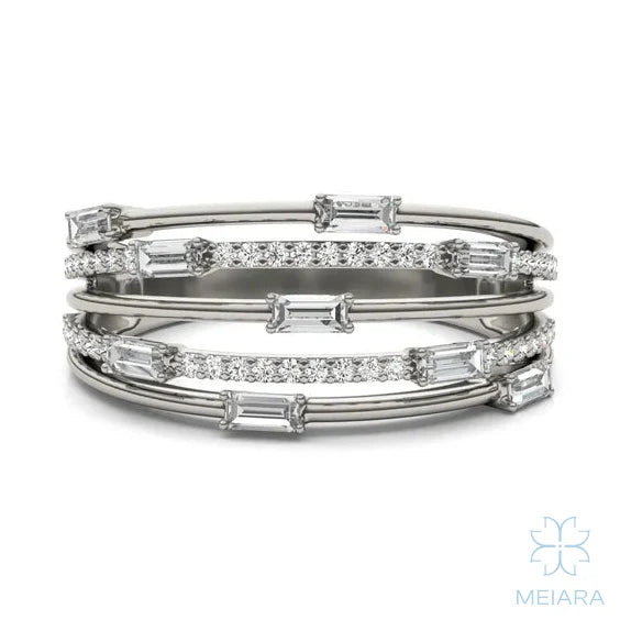 Illusion Stacked Ring - view 4