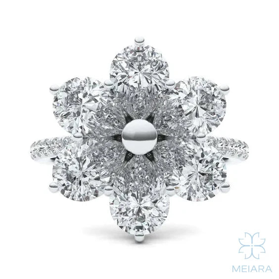 Fleur Éternelle Couture Cocktail Ring - view 4