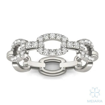 Iris Pavé Chain Link Ring