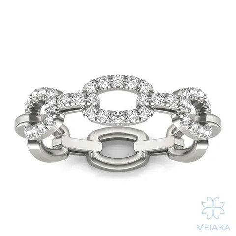 Iris Pavé Chain Link Ring