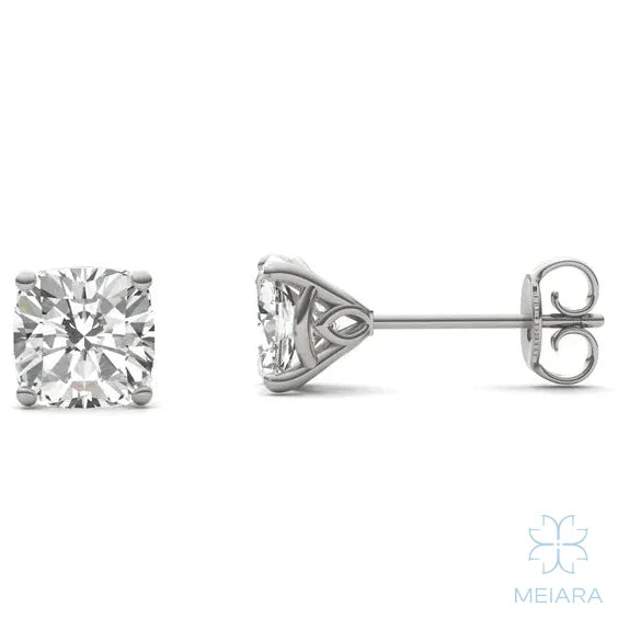 Eve Cushion Cut Brilliant Stylish Stud