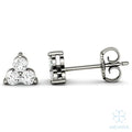 Lyra Three-Stone Cluster luxe Stud
