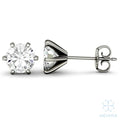 Eve Round Radiant Six-Prong Stylish Stud