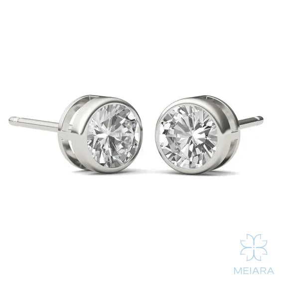 Eve Round Brilliant Classic Bezel Stud