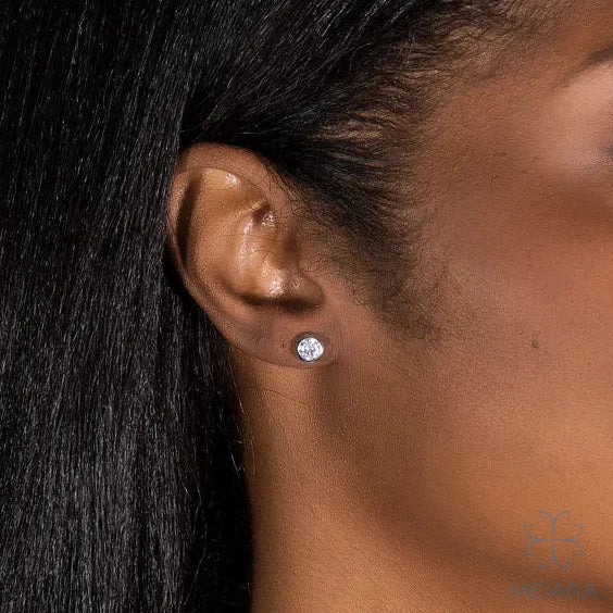 Eve Round Brilliant Classic Bezel Stud