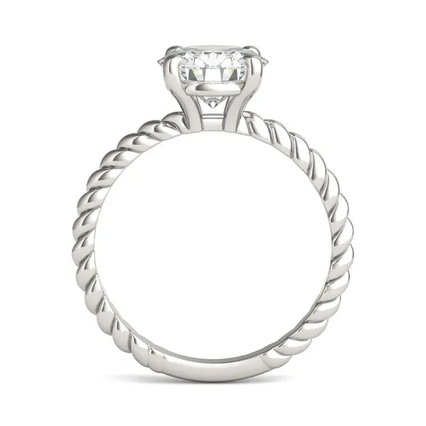 Round Brilliant Classic Rope Solitaire