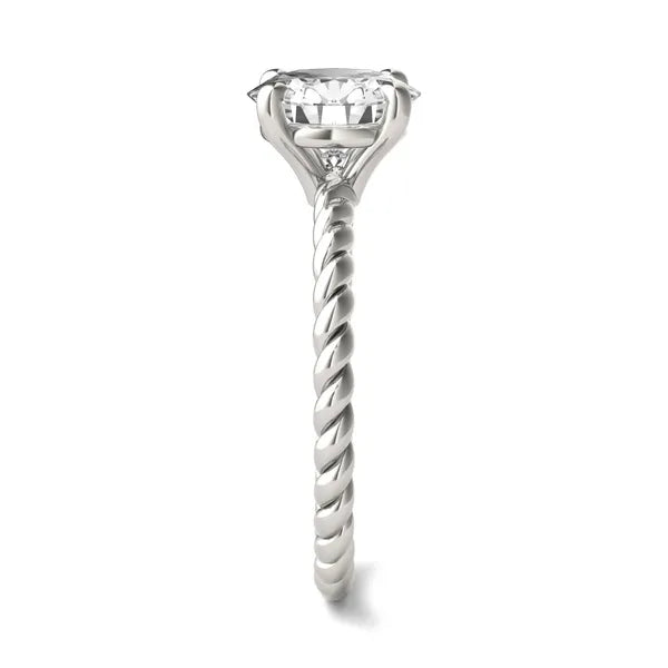 Round Brilliant Classic Rope Solitaire