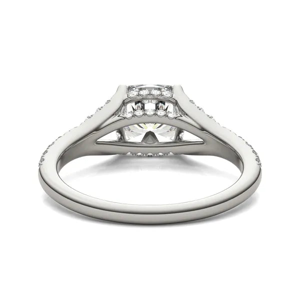Cushion Duet Engagement Ring