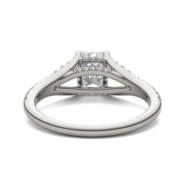 Emerald Classic Two Stone Engagement Ring