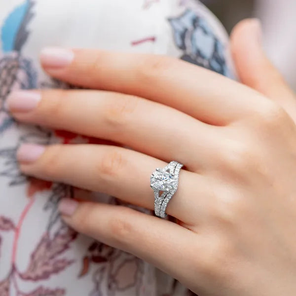 Oval Duo Engagement Ring