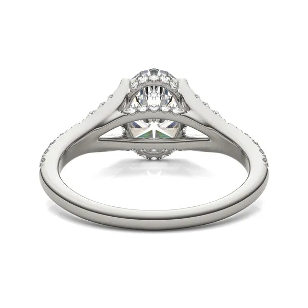 Oval Duet Engagement Ring