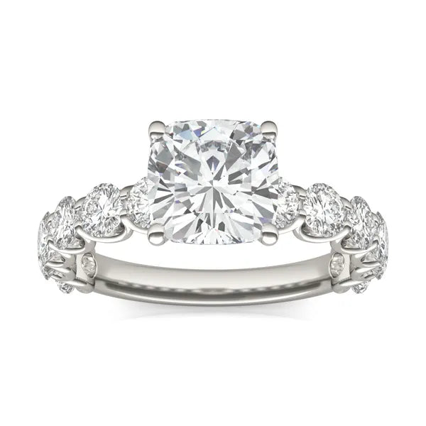 Cushion Wren Engagement Ring