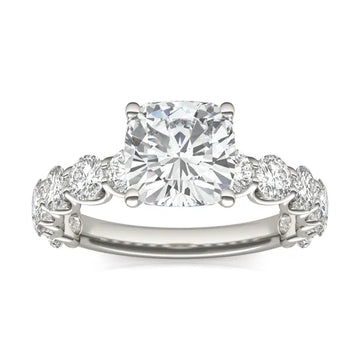 Cushion Wren Engagement Ring