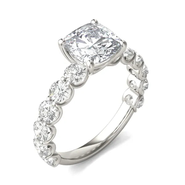 Cushion Wren Engagement Ring