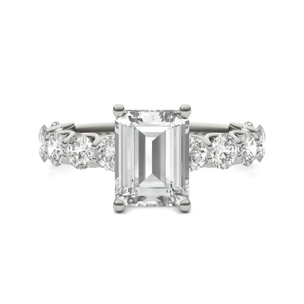 Emerald Firecrest Engagement Ring