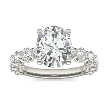 Oval Wren Engagement Ring