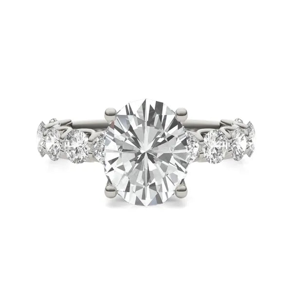 Oval Radiant Firecrest Engagement Ring