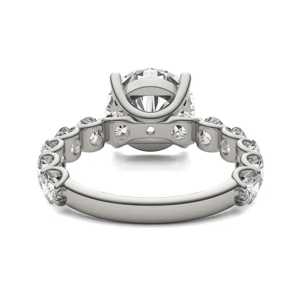 Round Radiant Firecrest Engagement Ring