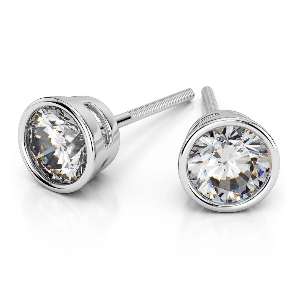 Kyro Lab-Moissanite Diamond Ear Studs