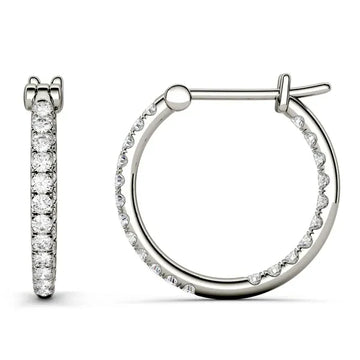 Aurora Inside-Out French Set Hoop Earrings view 1