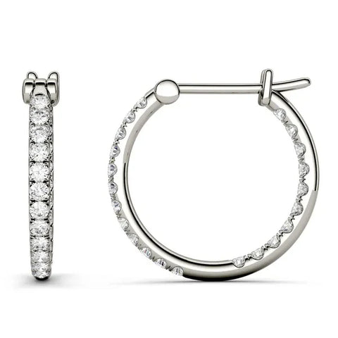 Aurora Inside-Out French Set Hoop Earrings