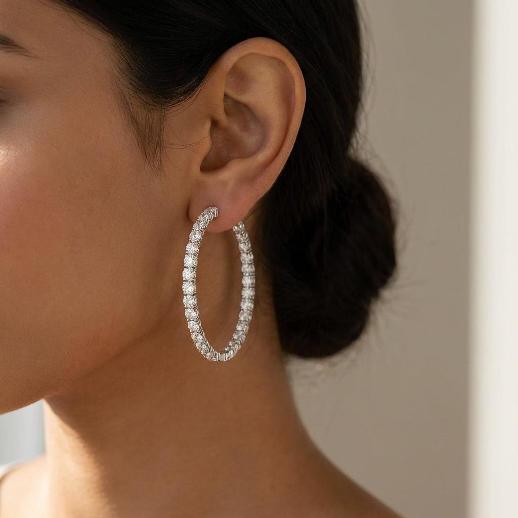 Meiara AI Lifestyle — Eve Ellipse Hoop Earrings
