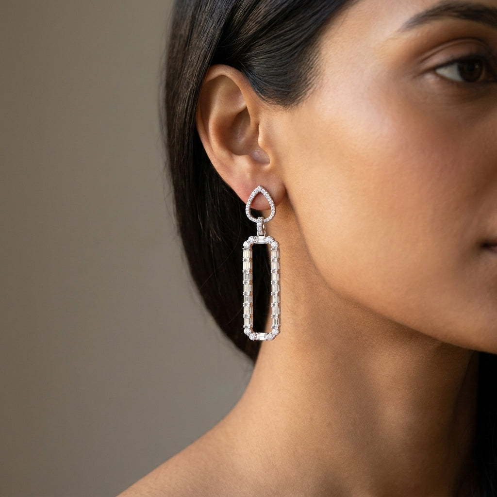 Meiara AI Lifestyle — Lume Glow Drop Earrings