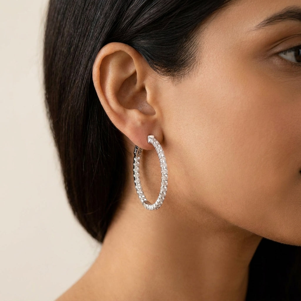 Meiara AI Lifestyle — Eve Inside Out Classic Hoop Earrings