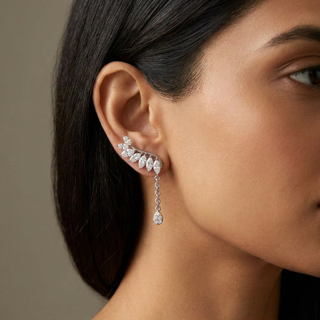 Meiara AI Lifestyle — Eve Radiant Ear Climbers