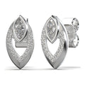 Eve Marquise Open Frame Stud Earrings