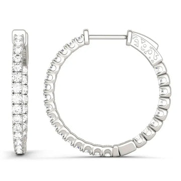 Luna Inside-Out Hoop Earrings (1 ct. tw.) view 1