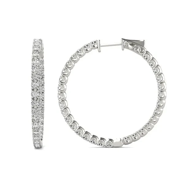 Luna Inside-Out Hoop Earrings (3 3/4 ct. tw.) view 1