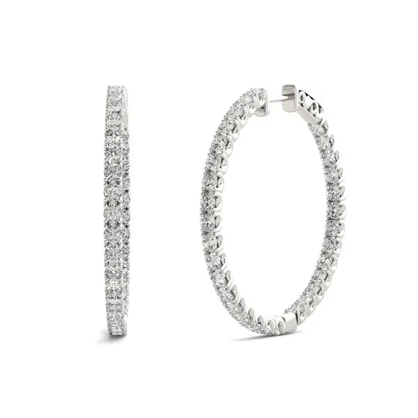 Luna Inside-Out Hoop Earrings (3 3/4 ct. tw.) view 3