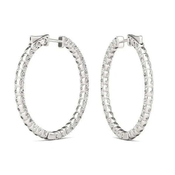Luna Inside-Out Hoop Earrings (3 3/4 ct. tw.) view 5