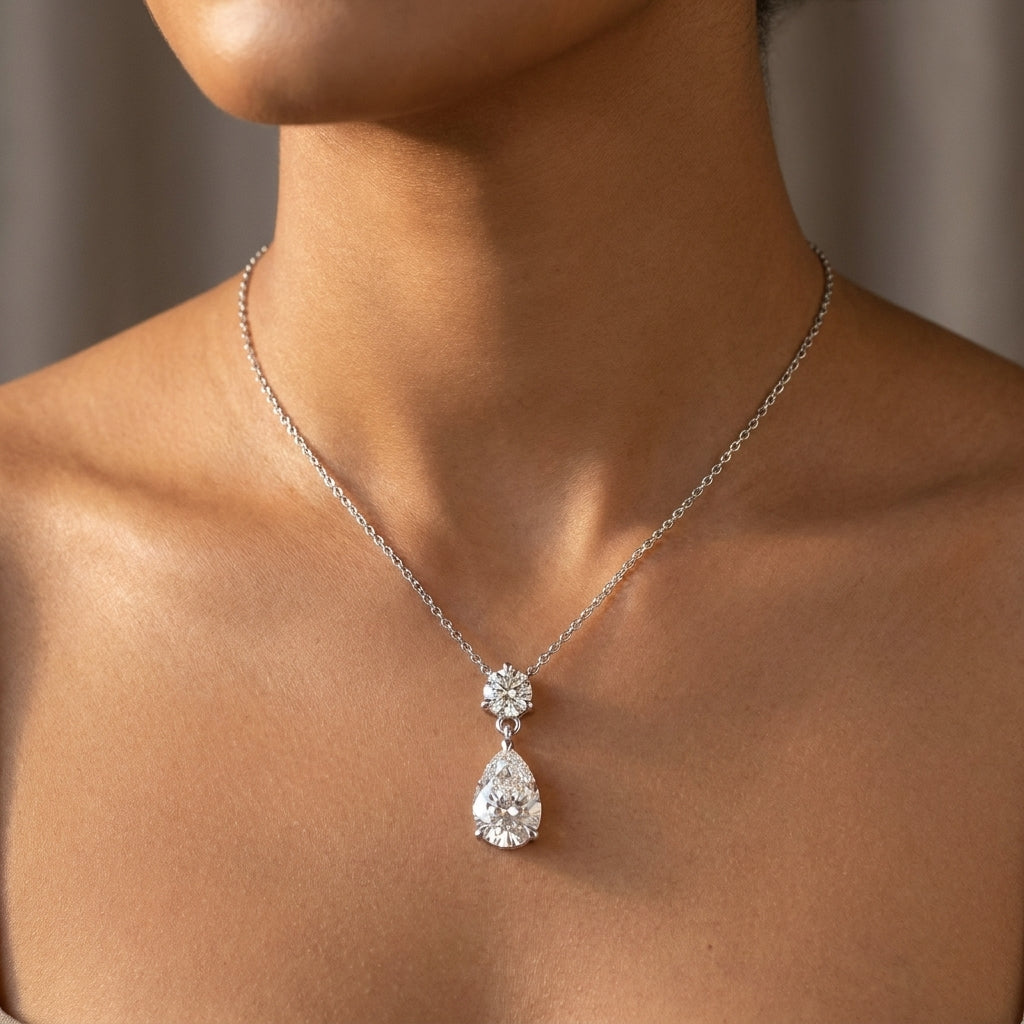 Meiara AI Lifestyle — Aria Pear Drop Pendant
